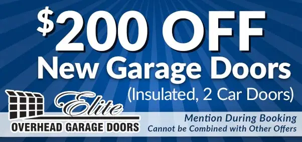 $200 off new garage doors coupon